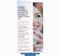 Kleine Seitenvorschau von curpal.de