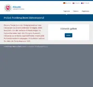 Kleine Seitenvorschau von nds.hinweisportal.de