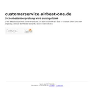 Kleine Seitenvorschau von customerservice.airbeat-one.de