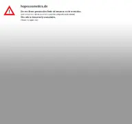 Kleine Seitenvorschau von hopecosmetics.de