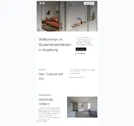 Kleine Seitenvorschau von studentenwohnheim-z53-augsburg.de