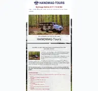Kleine Seitenvorschau von hanomag-tours.de