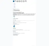 Kleine Seitenvorschau von nascom.de