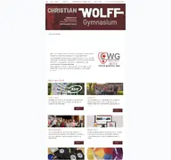 Kleine Seitenvorschau von cwg-halle.de