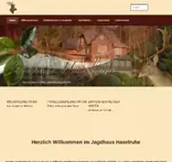 Kleine Seitenvorschau von jagdhaus-haselruhe.de