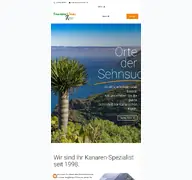 Kleine Seitenvorschau von kanarentours.de