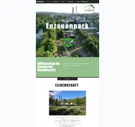 Kleine Seitenvorschau von enzauenpark.de