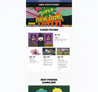 Kleine Seitenvorschau von southparkstudios.com
