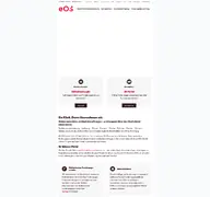 Kleine Seitenvorschau von eos-direct.de