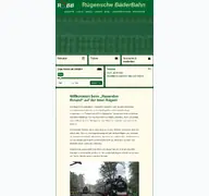 Kleine Seitenvorschau von ruegensche-baederbahn.de