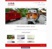 Kleine Seitenvorschau von modellbahnparadies-meiger.de