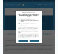 Kleine Seitenvorschau von silbentrennung24.de