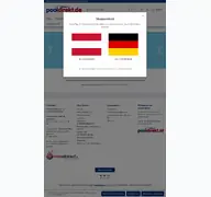Kleine Seitenvorschau von pooldirekt.de