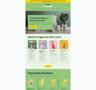 Kleine Seitenvorschau von popoclean.de