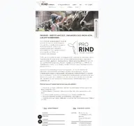 Kleine Seitenvorschau von prorind.de