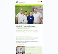 Kleine Seitenvorschau von prostata-therapie.de