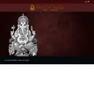 Kleine Seitenvorschau von pearlofindia.de