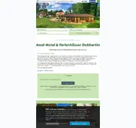 Kleine Seitenvorschau von insel-hotel-dobbertin.de