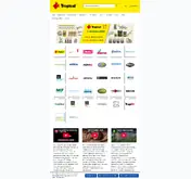 Kleine Seitenvorschau von tropical-deutschland.de