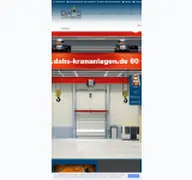 Kleine Seitenvorschau von dahs-krananlagen.de