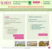 Kleine Seitenvorschau von schuetz-gemeinschaftsverpflegung.de