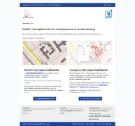 Kleine Seitenvorschau von dakapo.brandenburg.de
