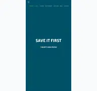 Kleine Seitenvorschau von saveitfirst.de