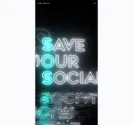 Kleine Seitenvorschau von saveoursocials.de
