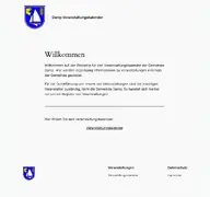 Kleine Seitenvorschau von damp-events.de
