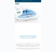 Kleine Seitenvorschau von waescherei-vux.de