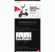 Kleine Seitenvorschau von wandler-elektroroller.de