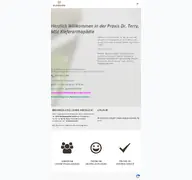 Kleine Seitenvorschau von praxis-terry.de