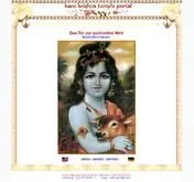 Kleine Seitenvorschau von harekrsna.de