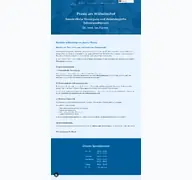 Kleine Seitenvorschau von praxis-wilhelmshof.de