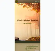 Kleine Seitenvorschau von waldschaenken-festival.de