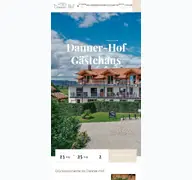 Kleine Seitenvorschau von danner-hof.de