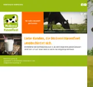 Kleine Seitenvorschau von molkerei-hasenfleet.de