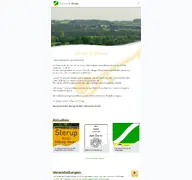 Kleine Seitenvorschau von sterup.de
