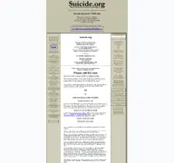 Kleine Seitenvorschau von suicide.org
