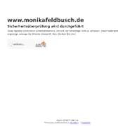 Kleine Seitenvorschau von monikafeldbusch.de