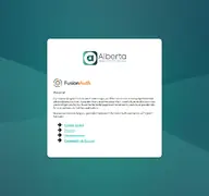 Kleine Seitenvorschau von auth.halloalberta.de