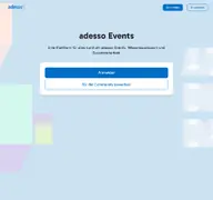 Kleine Seitenvorschau von eventapp.adesso.de