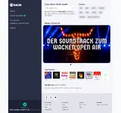 Kleine Seitenvorschau von laut.fm