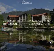 Kleine Seitenvorschau von dasbadersee.de