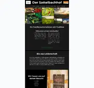 Kleine Seitenvorschau von sattelbachhof.de