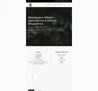 Kleine Seitenvorschau von restaurant-albero.de
