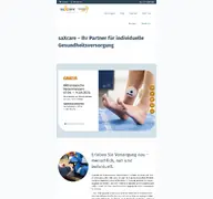 Kleine Seitenvorschau von saxcare.de