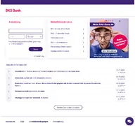 Kleine Seitenvorschau von bksbank-online.at