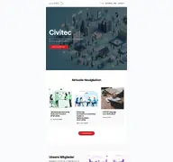 Kleine Seitenvorschau von civitec.de