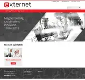 Kleine Seitenvorschau von externet.hu